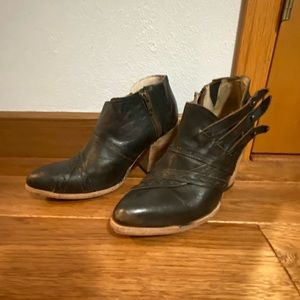 FREE BIRD Western Style Ankle Booties